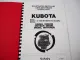 Kubota D1703M Dieselmotor für Schäffer Lader Ersatzteilliste Parts List 2006