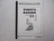 Kubota KX 36-2 41-2 61-2 71-2 91-2 121-2 161-2 Bagger Betriebsanleitung