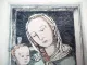 Kupferstich koloriert Maria mit Jesus Kind signiert ca. 1900/40