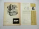 Lanz Alldog A1315 Geräteträger Einbauanleitung für Dieselmotor MWM AKD10Z 1962