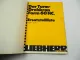 Liebherr Form 60 HC Turmdrehkran Betriebsanleitung Montage Ersatzteilkatalog 1976
