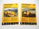 Liebherr PR712 PR732 Litronic Planierraupe 2x Prospekt 1990/1991