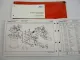Linde R14 Typ 376 Gabelstapler Betriebeanleitung Ersatzteilliste Scheckheft 1991