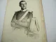 Lithografie Preussischer Offizier 1849 Uniform Paradehelm Adolf Honeck