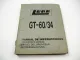 Luna GT 60/34 Truck Crane Operators Manual Bedienungsanleitung Parts List 1997