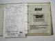 Luna GT 60/34 Truck Crane Operators Manual Bedienungsanleitung Parts List 1997