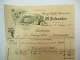 M. Schuster Dampf Kaffee Brennerei Bonn Rechnung 1903 Nr. 4481