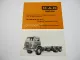 MAN 1580FN LKW Frontlenker mit D2146 Motor 180 PS Prospekt 1960er Jahre