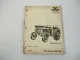 Massey Ferguson MF 165 Schlepper Ersatzteilliste 1968