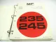 Massey Ferguson MF 235 245 Traktor Tracteur Ersatzteilliste Parts List 1976