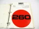 Massey Ferguson MF 260 Traktor Tracteur Ersatzteilliste Parts List 1977