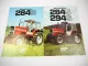 Massey Ferguson MF 284S 248S 294S ASK Traktor 2x Prospekt technische Daten 1984/86
