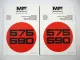Massey Ferguson MF 575 590 Traktor Ersatzteilliste Parts List 1975/78 Pieces de Rechange