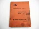 Massey Ferguson MF 65 Schlepper Ersatzteilliste Ersatzteilkatalog 1962