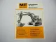 Massey Ferguson MF450S Hydraulikbagger 102 PS Prospekt 1970/80er Jahre