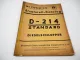 Mc Cormick D-214 Standard Dieselschlepper Ersatzteilliste Ersatzteilkatalog 1958