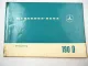 Mercedes Benz 190D Dc W110 OM 621 Betriebsanleitung Bedienungsanleitung 1963