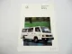 Mercedes Benz MB100D Kleinbus Prospekt 1992
