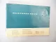 Mercedes Benz OM 401 402 403 404 Industriemotor Wartungsheft blanko 1974