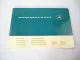 Mercedes Benz OM 401 402 403 404 Industriemotor Wartungsheft blanko 1981