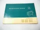 Mercedes Benz OM 421 422 423 424 / A / LA Motor Betriebsanleitung 1988