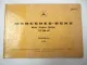 Mercedes Benz OM 421 Motor Teile Bildkatalog Illustrated Parts Catalogue 1979