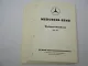 Mercedes Benz Typ 220 W187 & 220a Typ W180 Werkstatthandbuch
