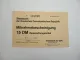 Mitnahmebescheinigung 15 DM Reisezahlungsmittel Staatsbank DDR 1988