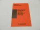 Mitsubishi 4DQ3 4DQ3-T 4DQ5 Diesel Engine Operation Maintenance Manual 1980
