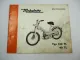 Mobylette 40 140 TL Mofa Moped Ersatzteilliste Ersatzteilkatalog 1971