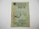 Mörtl Seitenmähwerk ER EK EK/1 Y4D für Eicher Schlepper Ersatzteilliste 1969