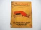 New Holland Super Hayliner 276 Baler Presse Parts List Ersatzteilliste 1970