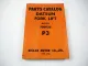 Nissan Datsun FG003U P3 Forklift Gabelstapler Parts Catalog Ersatzteilliste 1970