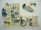 NSU Prima Quickly Fox Max Lambretta Konsul Motorrad 3x Prospekt 1950er Jahre