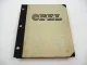Opel Haupteilekatalog 1931 - 1936 PKW Olympia P4 LKW Ersatzteilliste Ausg. 1938
