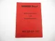Orig. Farymann K10 L10 L14 L20 Dieselmotor Betriebsanleitung Ersatzteilliste