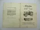 Orig. Fendt Farmer 1 FW237 FL237 Dieselross Betriebsanleitung Wartung ca. 1958