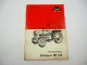 Orig. Massey Ferguson MF 148 Schlepper Betriebsanleitung Bedienung Wartung 1972
