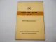 orig Mercedes Benz 180 Db W120 Betriebsanleitung Bedienungsanleitung 1960