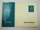 orig Mercedes Benz 280 S SE / SE 3.5 SEL 3.5 W108 Betriebsanleitung 1971