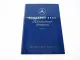 Orig. Mercedes Benz Kundendienst Service Stationen Verzeichnis Karte Europa 1958
