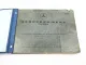 Orig. Mercedes Benz PKW 230SL W113 Pagode Cabrio Ersatzteilliste Parts List 1964