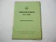 orig Mercedes Benz Typ 190b Ponton W121 Betriebsanleitung Bedienung Wartung 1960