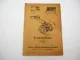 Original Agria 1700 Einachsschlepper mit Jlo Motor L251 Ersatzteilliste 1958