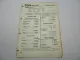 Original Bosch Service-Liste für Bukh Super 302 403 452 554 Schlepper 1964-1965
