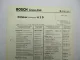Original Bosch Service-Liste für Güldner Schlepper A2D BJ 1959
