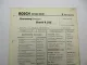 Original Bosch Service-Liste für Hanomag Schlepper Granit R332 BJ 1961-1962