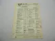Original Bosch Service-Liste für MAN 2L1 2L2 2L3 4L1 Schlepper 1958-1960