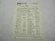 Original Bosch Service-Liste für Porsche Master Dieselschlepper 1957-1960