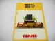 Original brochure Claas Dominator 78 S 88 98 S/SL 108 SL combine harvester 1986